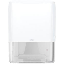 Handddoekdispenser tork peakserve mini wit kunststof