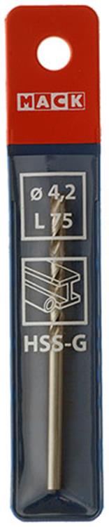 Afbeelding laden in galerijviewer, Mack 1018404 - metaalboor hss g din 338 ø 4,2 x 75 mm | 5 stuks
