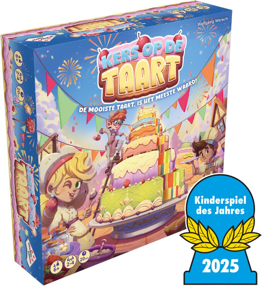 Identity games international kers op de taart - kinderspel - ben jij de beste taartenbakker?