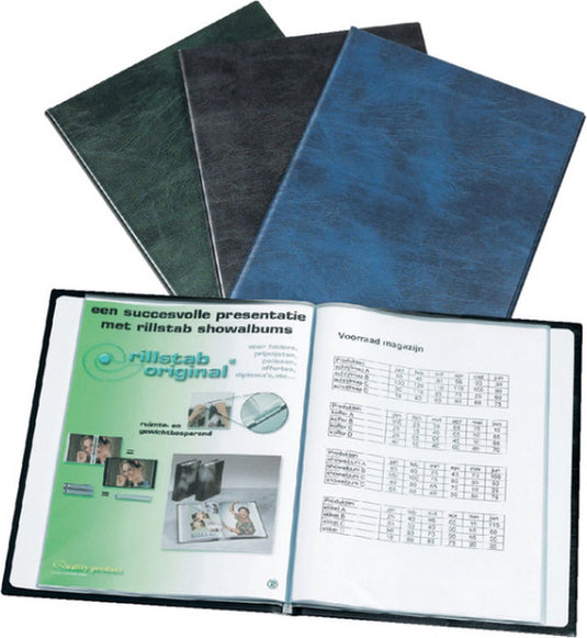 Rillstab showalbum original a4 zwart 20