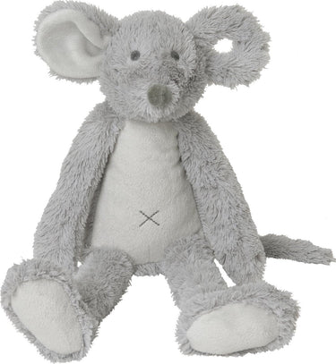 Happy horse muis mindy knuffel 40cm - grijs - baby knuffel