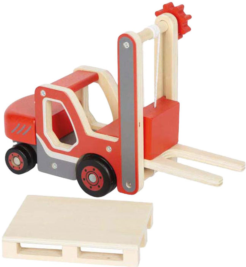 Afbeelding laden in galerijviewer, Small foot - houten heftruck met pallet
