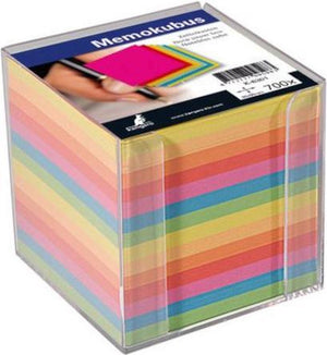 Kangaro memokubus - 9,5x9,5cm - gevuld - 700 vel gekleurd papier