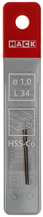 Afbeelding laden in galerijviewer, Mack 1018418 - metaalboor hss co5% din 338 ø 1,0 x 34 mm 2st | 5 stuks

