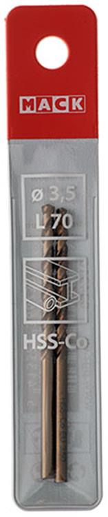 Afbeelding laden in galerijviewer, Mack 1018423 - metaalboor hss co5% din 338 ø 3,5 x 70 mm 2st | 5 stuks
