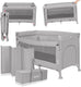 Lionelo ellen reisbedje 3 in 1 – aanschuifbedje, baby- peuterbed - co-sleeper -– campingbed – 2 matrasposities – opvouwbaar – wieltjes met rem – inclusief draagtas – tot 15 kg