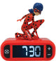Lexibook - miraculous digitale wekker met nachtlampje snooze, klok, lichtgevende ladybug, rood - rl800mi