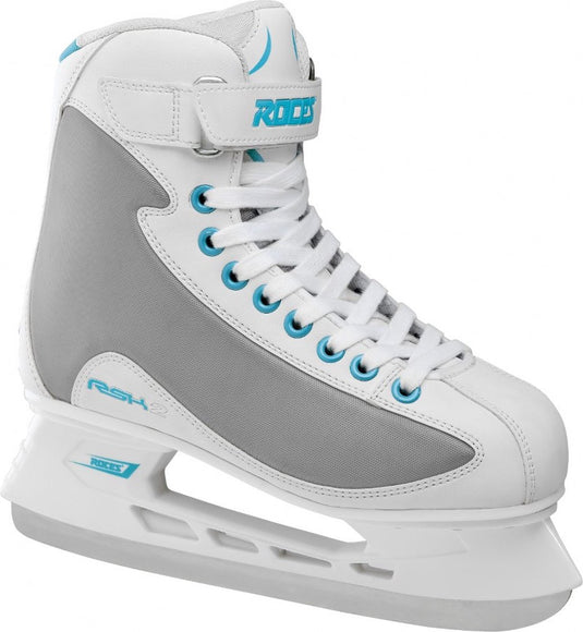 Roces – rsk 2 – ijshockeyschaatsen – schaatsen dames – wit blauw – stevige constructie rvs ijzer – maat eu 37