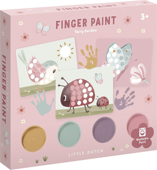 Little dutch vingerverf fairy garden - complete set - cadeautip - creatief speelgoed