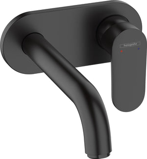 Hansgrohe vernis blend - inbouw wastafelmengkraan - ééngreeps bediening - 20,7cm maat - mat zwart