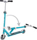 Globber kinderstep - flow - blauw chrome - lichtgevende wielen - vouwbaar - vanaf 5 jaar