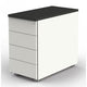 Bureauladeblok kerkmann 4192 hout antraciet, wit