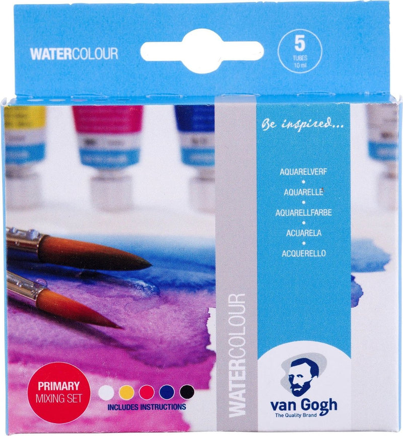 Afbeelding laden in galerijviewer, Van gogh aquarelverf primaire mengset | 5 x 10 ml tubes
