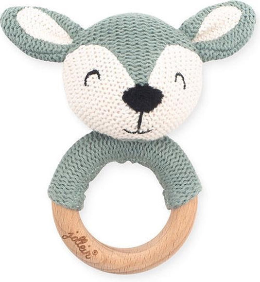 Jollein bijtring deer - ash green