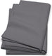 Cinderella - kussenslopen met rits - flanel - 80x80 cm - antraciet - 2 stuks