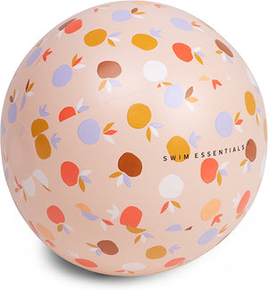 Swim essentials - strandbal - 51 cm - meerkleurig - fruitprint - opblaasbal