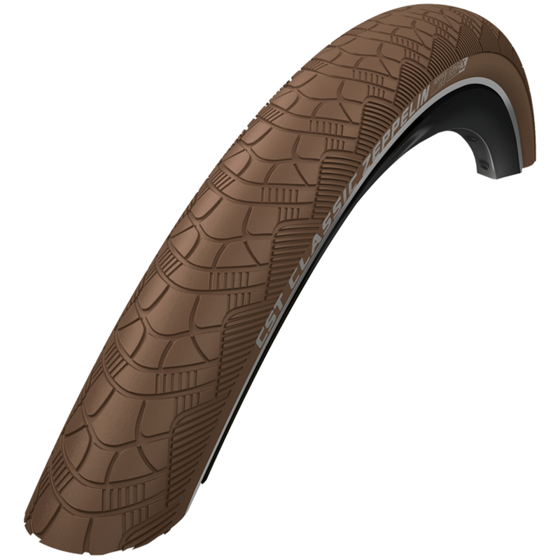 Load image into Gallery viewer, Cst buitenband zeppelin 26 x 1.75'' 47-559 - bruin met reflectie
