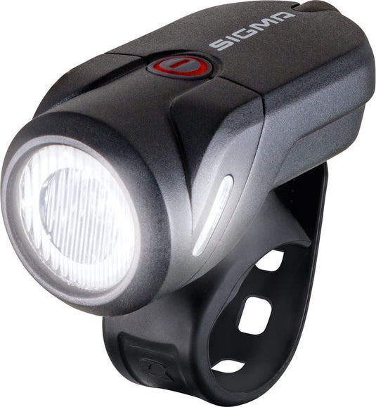 Sigma aura 35 usb koplamp led 35 lux li-on accu met micro usb kabel