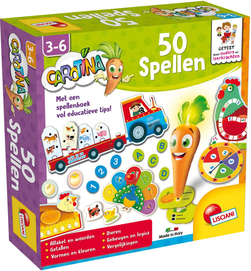 Afbeelding laden in galerijviewer, Lisciani carotina laboratorie 50 spellen
