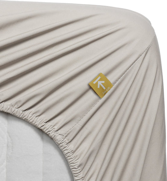 Beddinghouse - percale katoen - hoeslaken - 80x200 cm - naturel