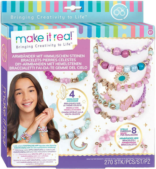 Make it real - diy armbanden met hemelstenen - maak 8 unieke armbanden