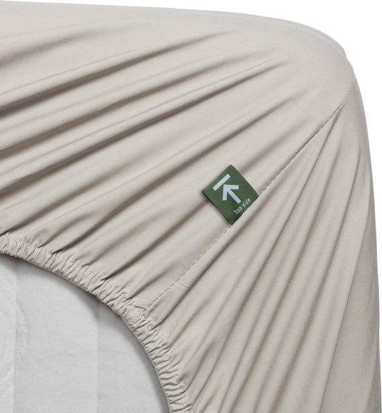 Beddinghouse - percale katoen - topper hoeslaken - 180x200 cm - naturel