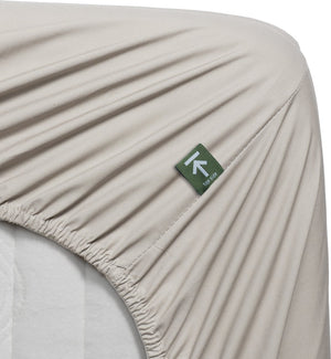 Beddinghouse - percale katoen - topper hoeslaken - 180x210 cm - naturel