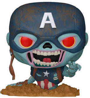 Funko pop! marvel zombies - zombie captain america #1554