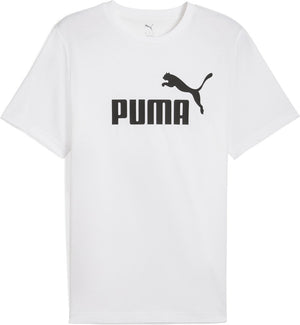 Puma ess no. 1 logo tee heren tshirt - white