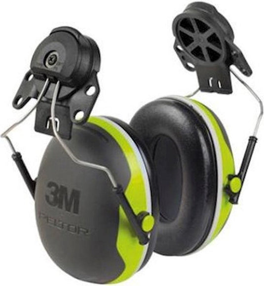 Merkloos sans marque 3m peltor x4p3 gehoorkappen met helmbevestiging hi-viz