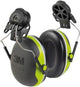 Merkloos sans marque 3m peltor x4p3 gehoorkappen met helmbevestiging hi-viz