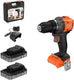 Black+decker 18v brushless schroefboormachine in koffer (met 2x2.5ah accu en lader) - bld782e2k-qw