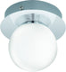 Eglo mosiano - plafondlamp - 1 lichts - led - ø110mm. - chroom - wit