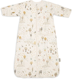 Jollein slaapzak baby met afristbare mouw 70cm - tiny park