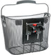 Newlooxs toscane klickfix - afneembare fietsmand - stuur - 19 liter - staal - zwart