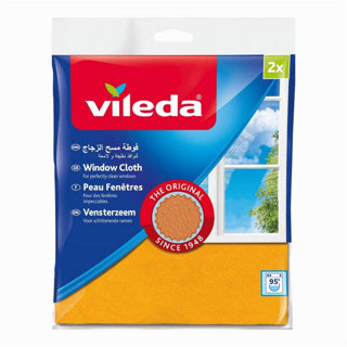 Vileda vensterzeem +30% microvezel 2 stuks | 2 stuks