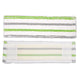 Clean home microvezel dweildoeken wit groen 2 stuks | 6 stuks