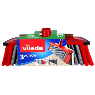 Vileda 3action binnen bezem | 3 stuks