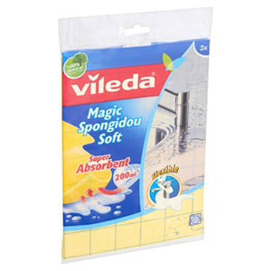 Vileda spongidou magic sponsdoek 3 stuks | 6 stuks
