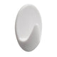 Tiger baseline plakhaak ovaal l kunststof wit set a 3 stuks 15x53x35mm