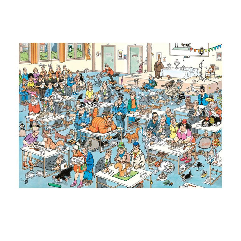 Load image into Gallery viewer, Jan van Haasteren Legpuzzel Kattenshow, 1000st.

