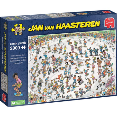 Jumbo jan van haasteren puzzel skateboarden in de bowl 2000 stukjes