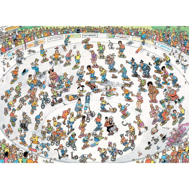 Jumbo jan van haasteren puzzel skateboarden in de bowl 2000 stukjes