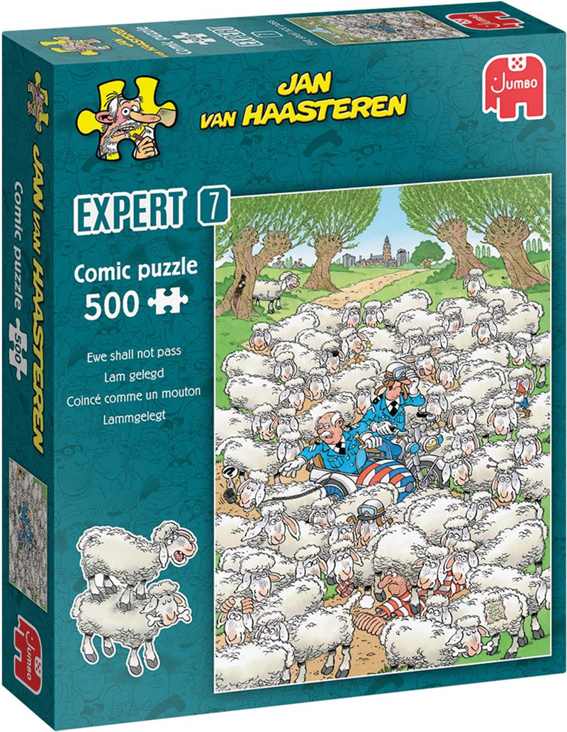 Afbeelding laden in galerijviewer, Jumbo puzzel jvh expert 7 lam gelegd 500pcs
