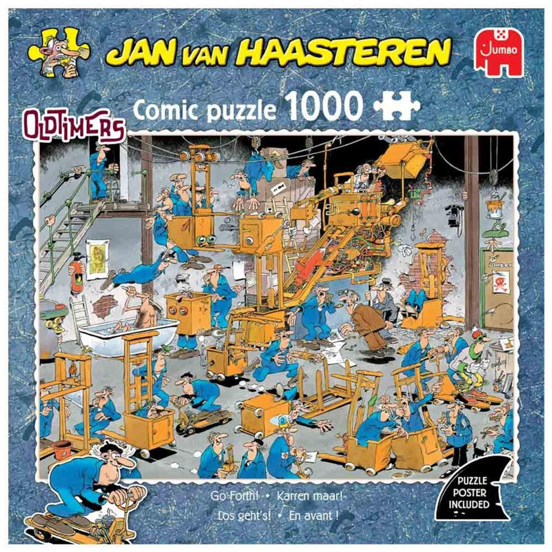 Afbeelding laden in galerijviewer, Jumbo puzzel jvh oldtimers karren maar!1000pcs
