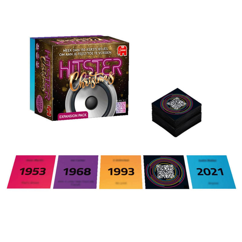 Afbeelding laden in galerijviewer, Jumbo hitster christmas – muziekspel uitbreiding – kerstmuziek – kerstliedjes – partyspel – actiespel
