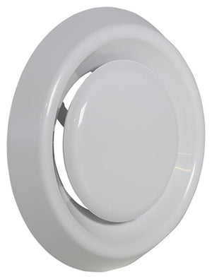 Renson 1006745 - afz.ventiel pvc736 wit ø100 | 1 stuks