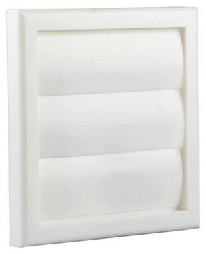 Renson 1006372 - dampkaprooster opbouw 733 pvc ral 9010 154x154mm | 2 stuks