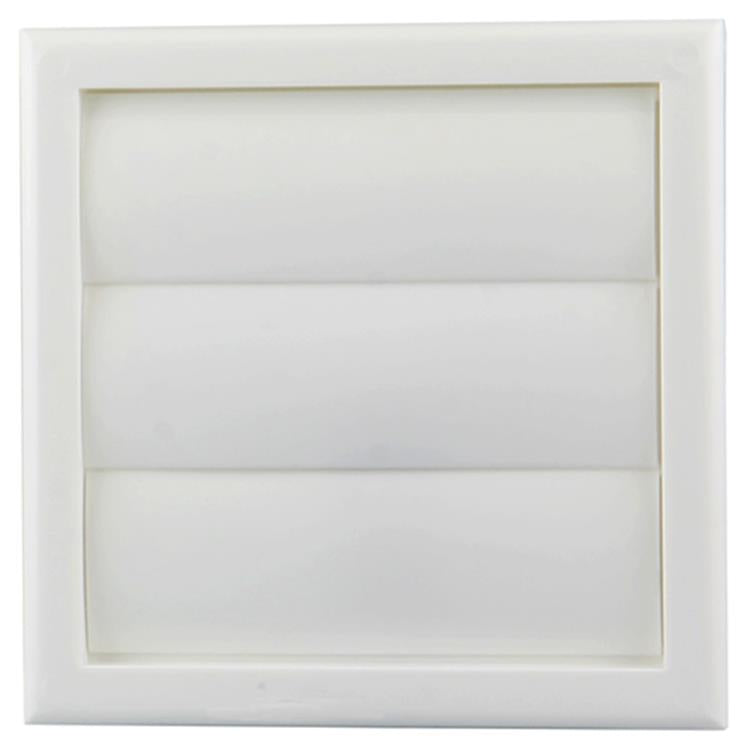 Afbeelding laden in galerijviewer, Renson 1006372 - dampkaprooster opbouw 733 pvc ral 9010 154x154mm | 2 stuks
