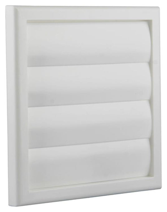 Renson 1006374 - dampkaprooster opbouw 733 pvc ral 9010 187x187mm | 2 stuks